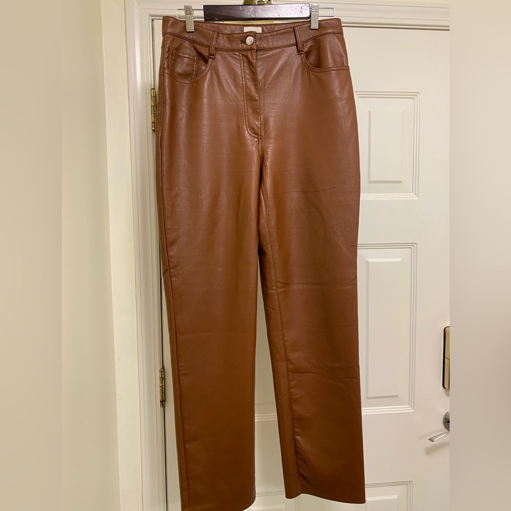 Wilfred Brown Straight Leg Pants